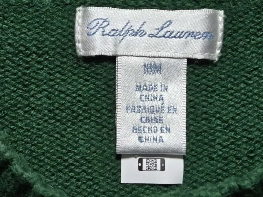 Ralph Lauren Bulldog Intarsia-Knit Sweater for Infants